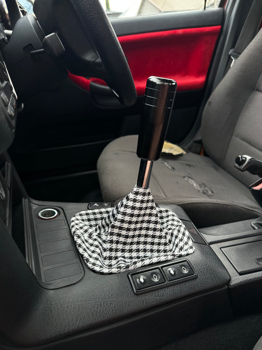 Houndstooth Shift Boot